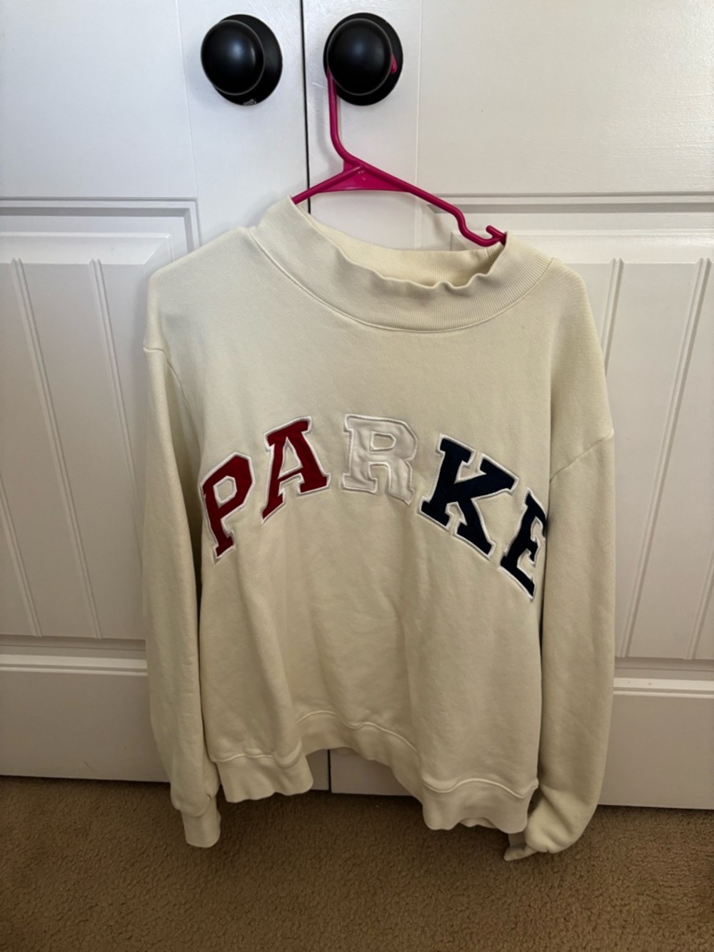 PARKE mock neck